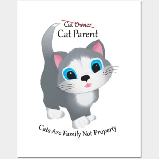 Cat Parent Posters and Art